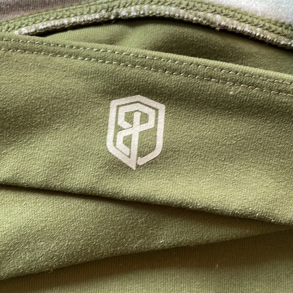 Born Primitive Army Green and Gray Crisscross Sports Bra - Picture 4 of 4